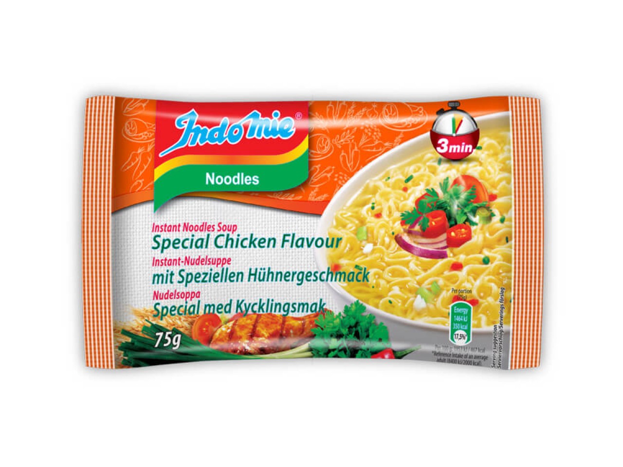 Indomie instant noodles soup Special Chicken flavour